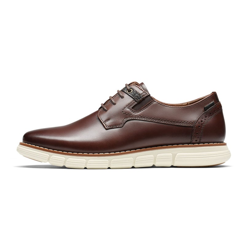 Bruno Marc Men's Crossflex Oxford Dress Sneakers Casual Leather Dress Shoes,Size 9.5,Dark/Brown,Purpose-2 - Image 3